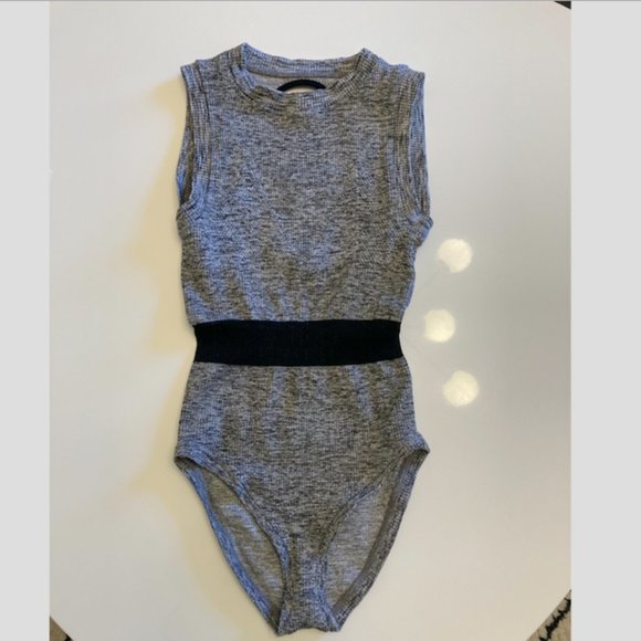 Grey Free People Bodysuit - Picture 4 of 5
